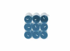 Theelichtjes Clearlight Soft Sunrise 4,5u blauw, 18 stuks