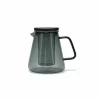 Theepot Luma 93cl - glas - grijs & naturel