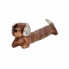 Tochtrol Hond 107cm - stof - bruin
