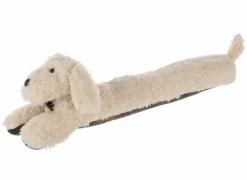Tochtrol Hond 80x15x23cm - polyester - licht beige