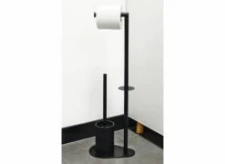 Toiletbutler Vasa mat zwart