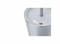 Tuinlamp Xaana  Ø11x37cm - metaal - satin nickel