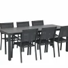 Tuinset Breeze 200x90cm met 6 tuinstoelen Prayer