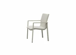Tuinstoel Cardamom 61x57x85cm - aluminium - greige