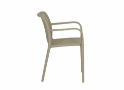 Tuinstoel Cute 46x58x81cm - kunststof - taupe