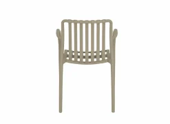 Tuinstoel Cute 46x58x81cm - kunststof - taupe