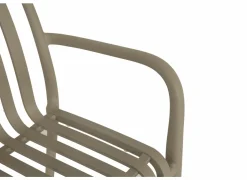 Tuinstoel Cute 46x58x81cm - kunststof - taupe