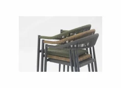 Tuinstoel Guava 60x56x79cm - aluminium - antraciet