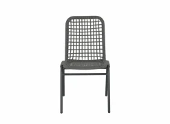 Tuinstoel Hopi 55x61x81cm - artificial rattan - antraciet