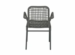 Tuinstoel Hopi 55x61x81cm - artificial rattan - antraciet