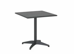 Tuintafel Lush 70x70x72cm - aluminium - antraciet