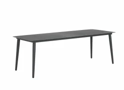 Tuintafel Shore 220x90cm - aluminium - antraciet
