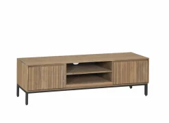 Tv-meubel Aquilano 145cm - acacia massief & decor- naturel