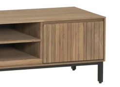 Tv-meubel Aquilano 145cm - acacia massief & decor- naturel