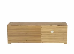 Tv-meubel Carbone 170cm - sheesham massief & fineer & decor - naturel