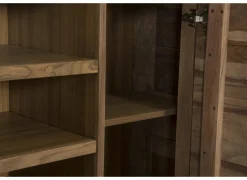 Tv-meubel Carbone 150cm - sheesham massief & decor - naturel