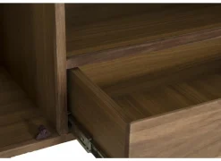 Tv-meubel Carbone 150cm - sheesham massief & decor - naturel