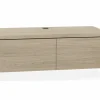 Tv-meubel 121cm - lamulux - misty oak