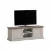 Tv-meubel Eline 157cm- decor - white oak & autumn oak