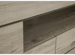 Tv-meubel Etna 182cm - decor - millenium eik & lichtgrijs