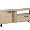 Tv-meubel Faro 164cm - melamine - zand eik