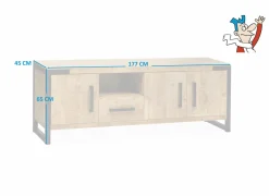 Tv-meubel Galaxy 177cm - lamulux - mango