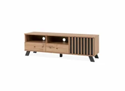 Tv-meubel Medan 138cm - melamine - artisanale eik