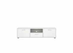 Tv-meubel Media 148cm - decor - wit