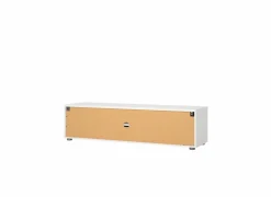 Tv-meubel Media 148cm - decor - wit