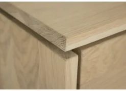 Tv-meubel Nomade 150cm - eik massief & fineer & decor - naturel