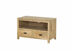 Tv-meubel Ploutos 89cm - mango massief - naturel