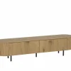 Tv-meubel Sordino 180cm - MDF & metaal - naturel