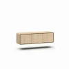 Tv-wandmeubel 163cm - melamine - brushed sand oak nature