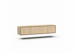 Tv-wandmeubel 215cm - melamine - brushed sand oak nature