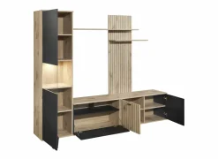 Tv-wandmeubel Silver 235cm - decor - naturel