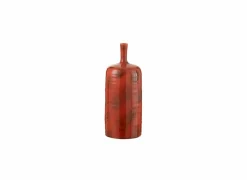 Vaas Akane Fles H49,5cm - keramiek - rood