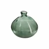 Vaas H23cm - gerecycleerd glas - groen
