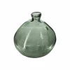 Vaas H33cm - gerecycleerd glas - groen