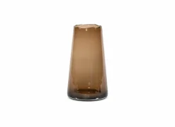 Vaas H35cm - glas - mocha