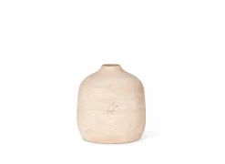 Vaas H29cm - stoneware - beige