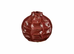 Vaas Ida Ø14x13cm - stoneware - paars