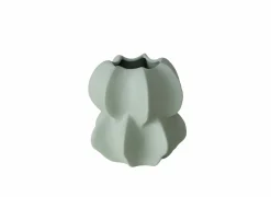 Vaas Nima H17cm - porselein - groen