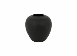 Vaas Rily H22cm - keramiek - zwart