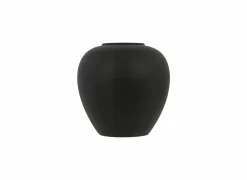 Vaas Rily H22cm - keramiek - zwart