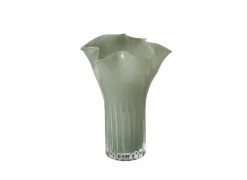 Vaas Sagia H26,8cm - glas - groen