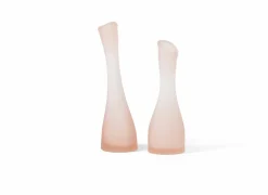 Vaas Soliflower organisch mat Small Ø7,5x19cm - glas - zalm