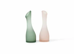 Vaas Soliflower organisch mat Small Ø7,5x19cm - glas - zalm