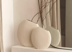 Vaas Vico H29cm - keramiek - beige