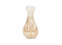 Vaas Ø9x17cm - glas - gold