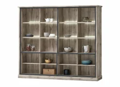 Vitrinekast Elena 239cm - decor - canada oak